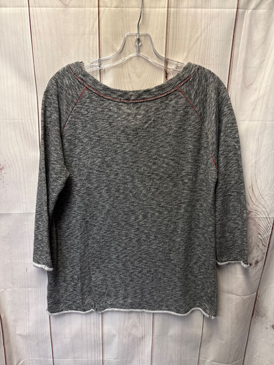 Gap Women's Size M Gray 3/4 Sleeve Top
