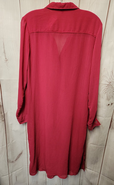 New Look Women's Size XL Pink Cover-Up