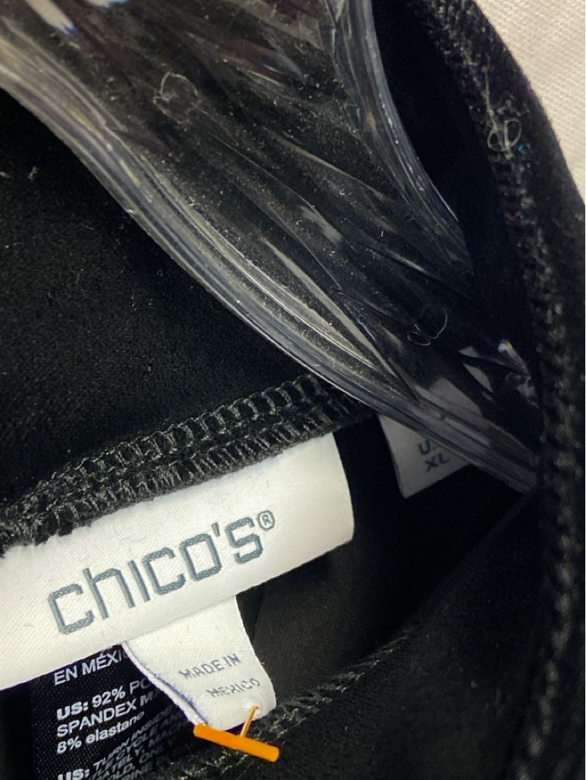 Chico's Women's Size XL Black Dress