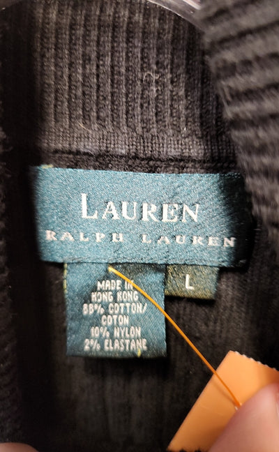 Ralph Lauren Women's Size L Black Sweater Vest