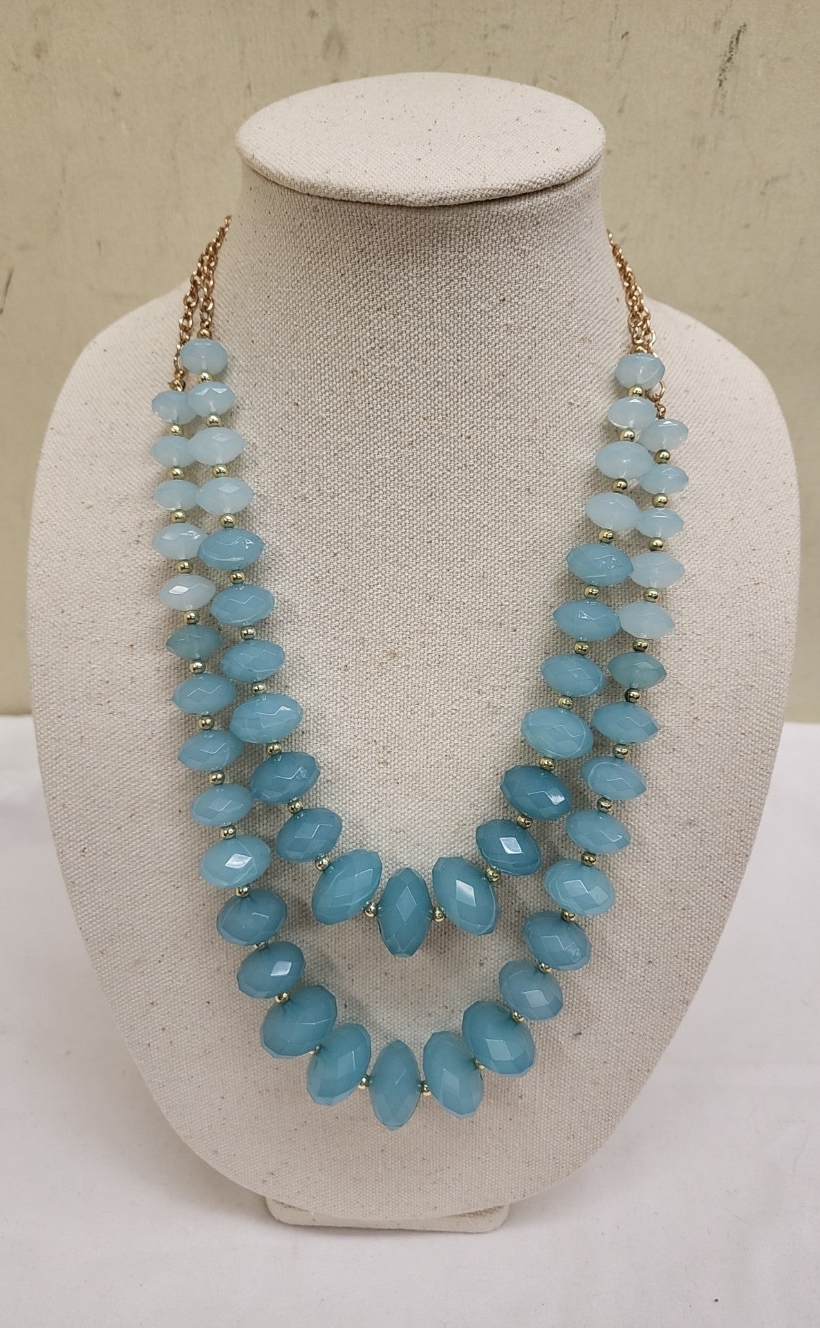 Blue Beaded Necklace