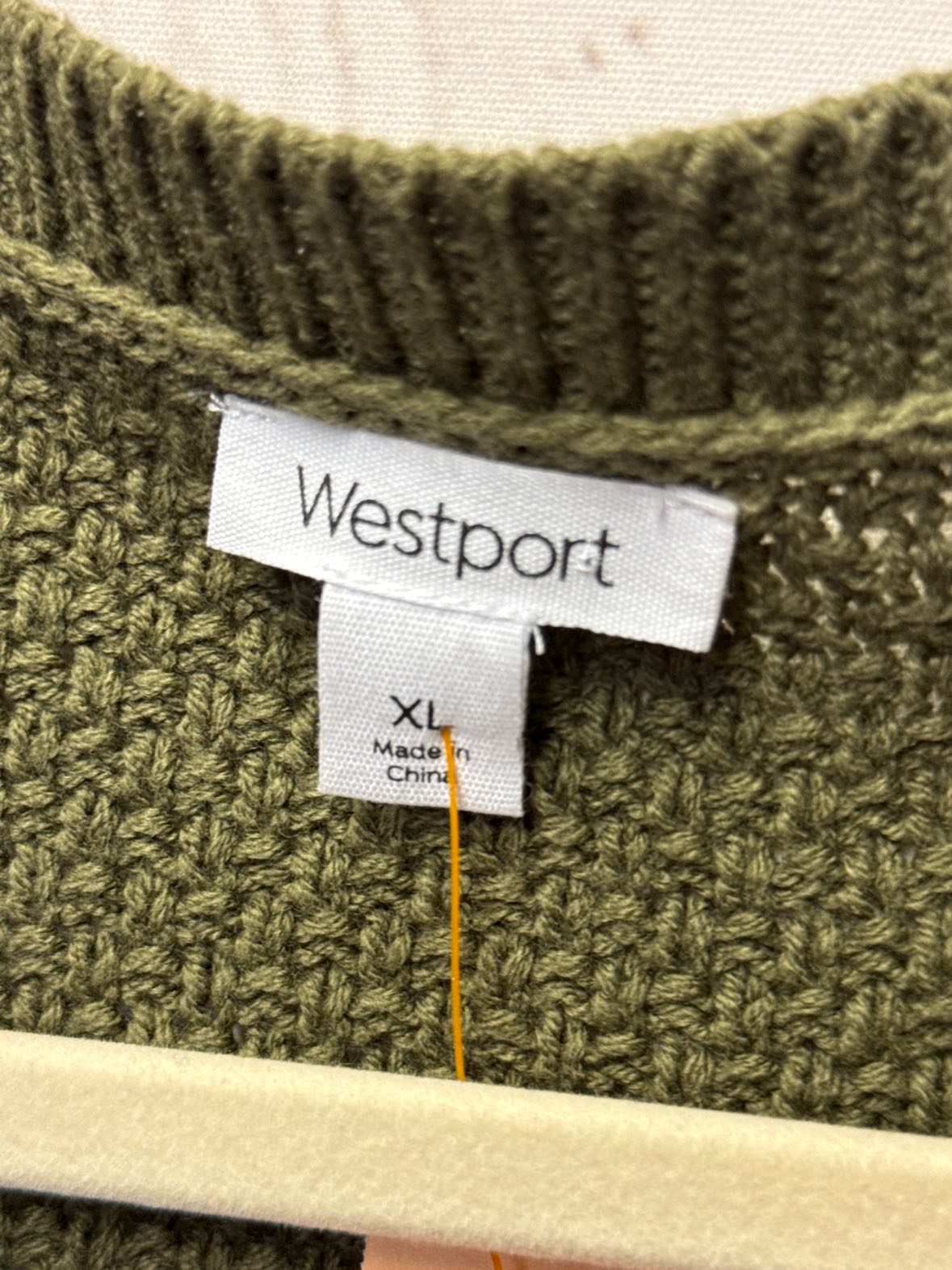 Westport Women's Size XL Green Cardigan