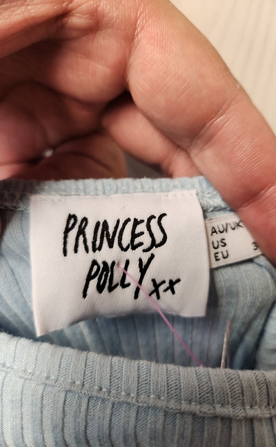 Princess Polly Women's Size 0 Light Blue Dress