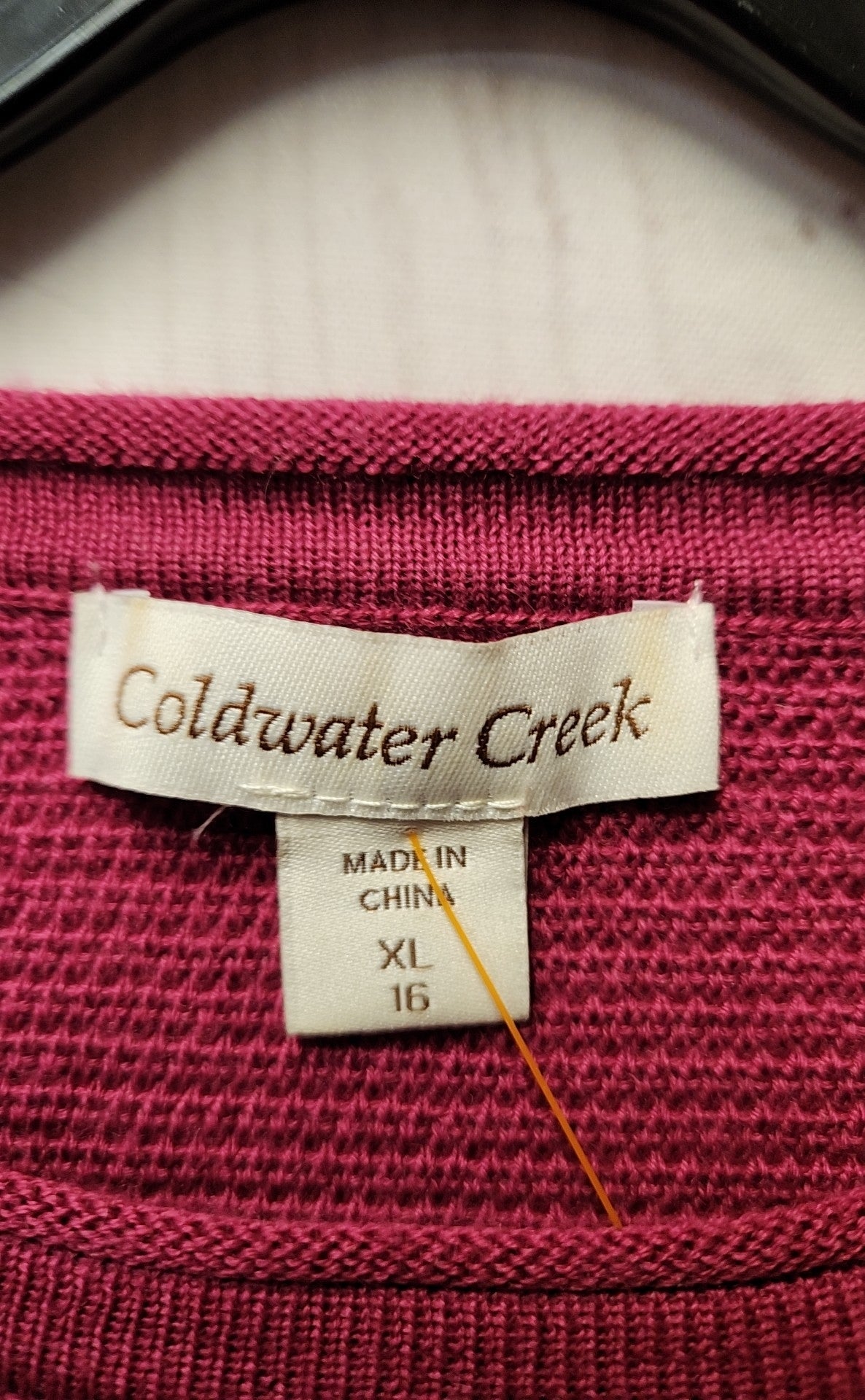 Coldwater Creek Women's Size XL Pink Sweater