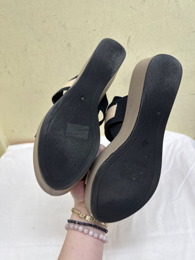 Rapisardi Women's Size 40 = 9-1/2 Black Sandals
