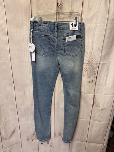 NWT Joe's Girl's Size 14 Blue Jeans The Grace Mid Rise Slim Straight