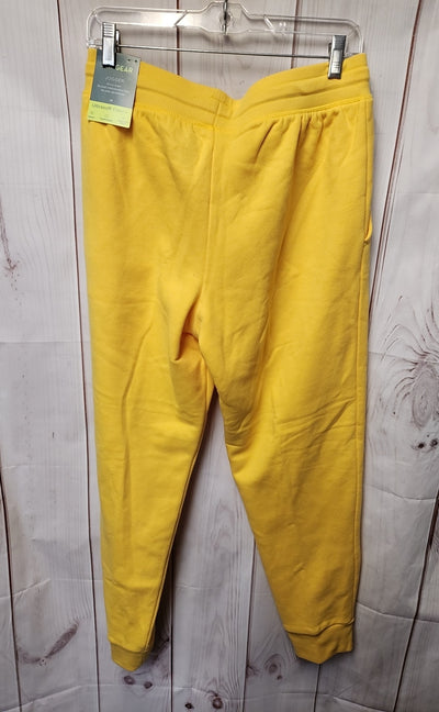 NWT Tek Gear Men's Size M Yellow Sweatpants Jogger