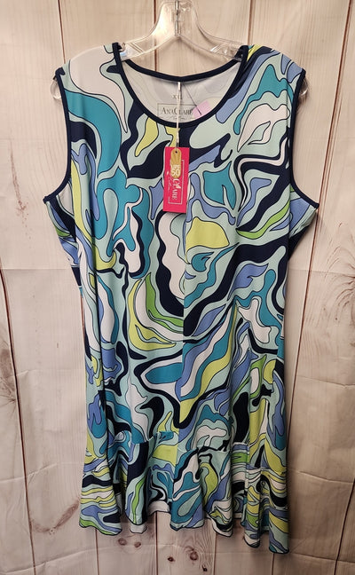 Anna Claire Women's Size XXL Blue Dress
