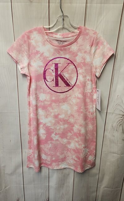 NWT Calvin Klein Girl's Size 8/10 Pink Dress