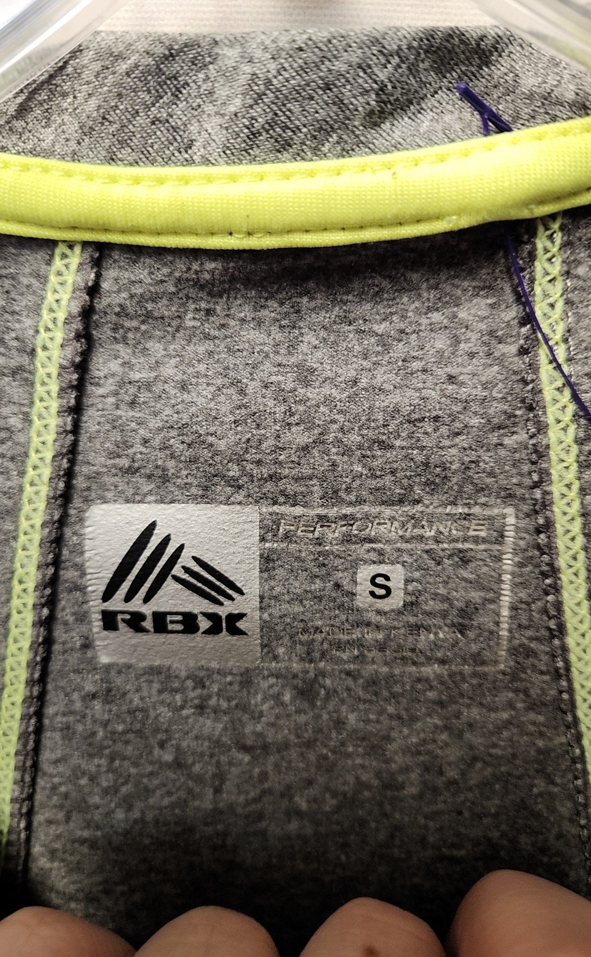 Rbx Women's Size S Gray Long Sleeve Top