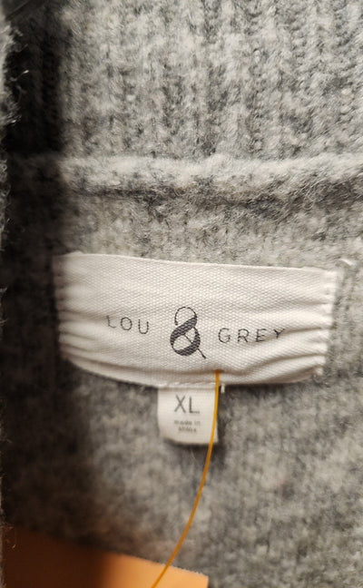 Lou & Grey Women's Size XL Gray Sweater