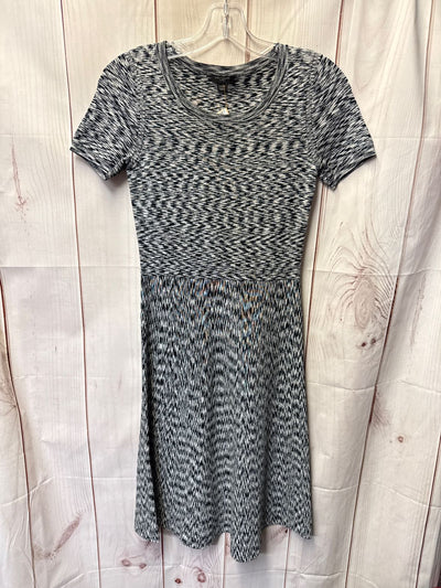 Ann Taylor Women's Size XXS Petite White & Black Dress