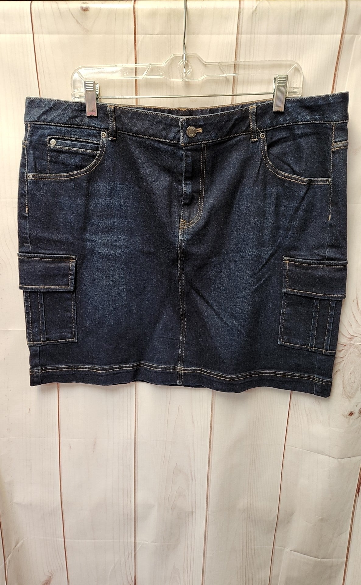 J Jill Women's Size 18 Blue Skirt