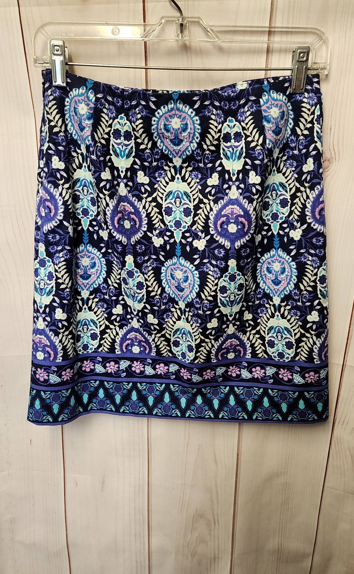 Talbots Women's Size 0 Petite Blue Skirt