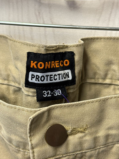 Konreco Men's Size 32x30 Beige Pants