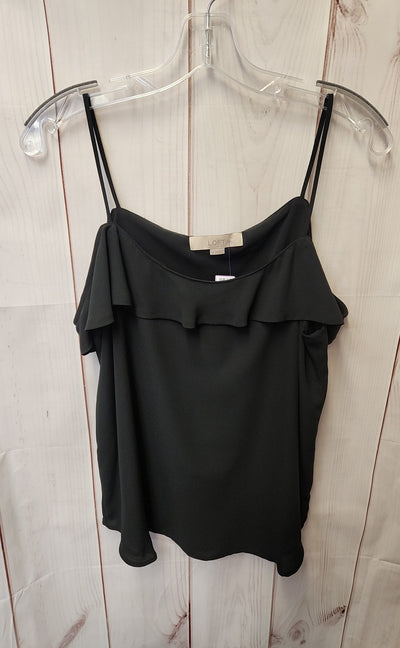 Loft Women's Size M Black Sleeveless Top