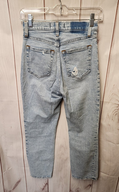 Abercrombie & Fitch Women's Size 25 (0) Blue Jeans The Ankle Straight