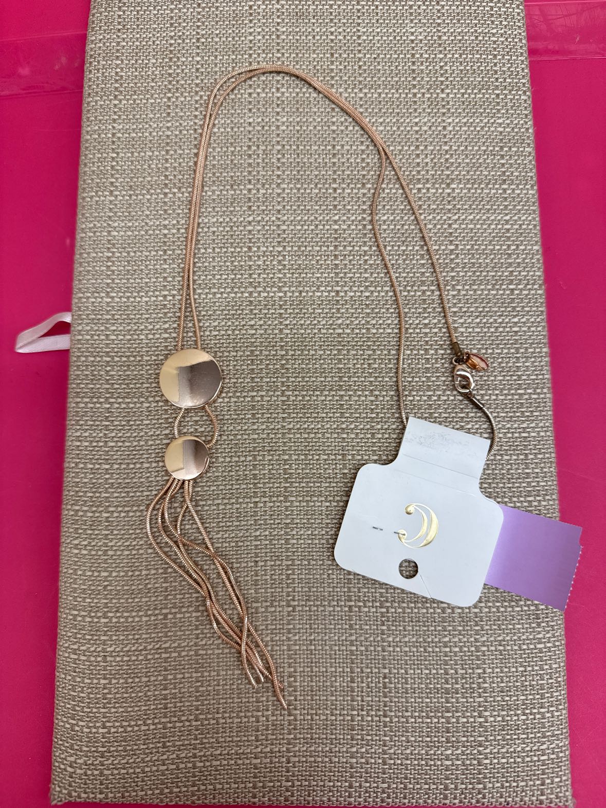 NWT Charming Charlie Gold Necklace