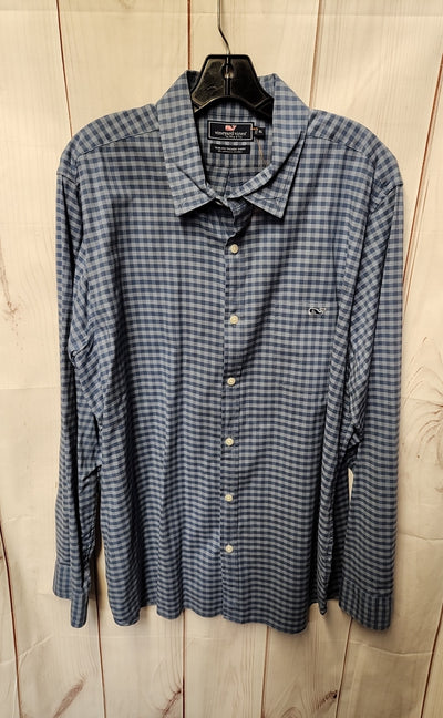 Vineyard Vines Men's Size XL Blue Shirt
