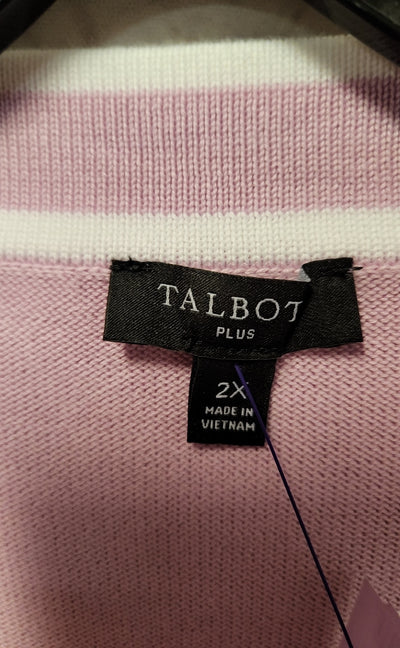 Talbots Women's Size 2X Lavender Cardigan