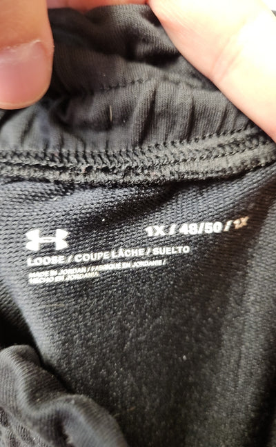 Under Armour Women's Size 1X Black Sweatpants