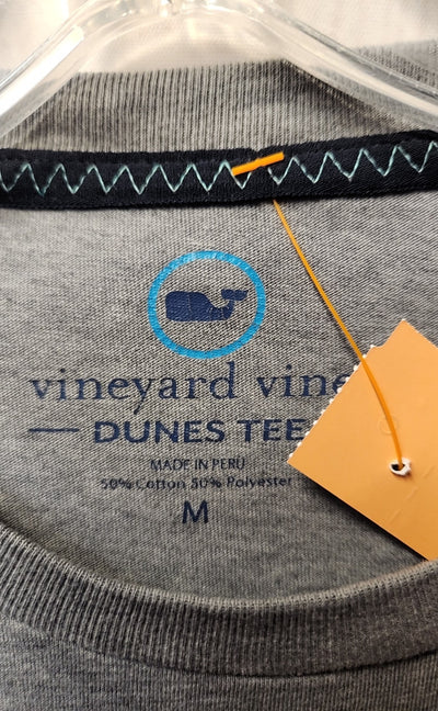 Vineyard Vines Men's Size M Gray T-Shirt Dunes Tee