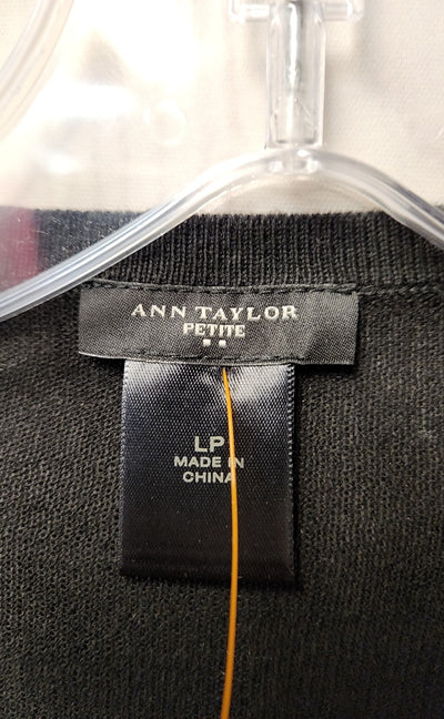 Ann Taylor Women's Size L Petite Black Cardigan