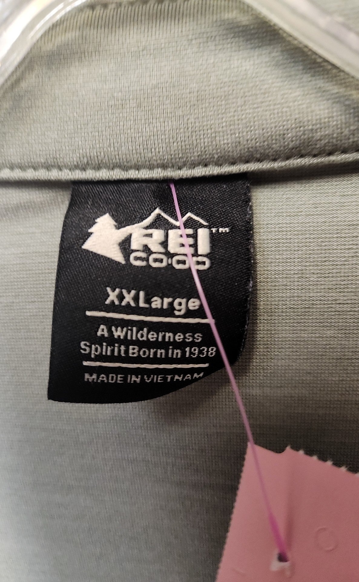 REI Men's Size XXL Olive Green Shirt