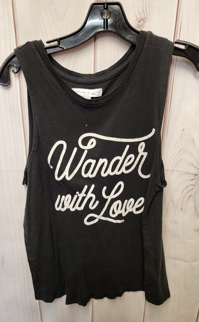 Women's Size M Black Sleeveless Top