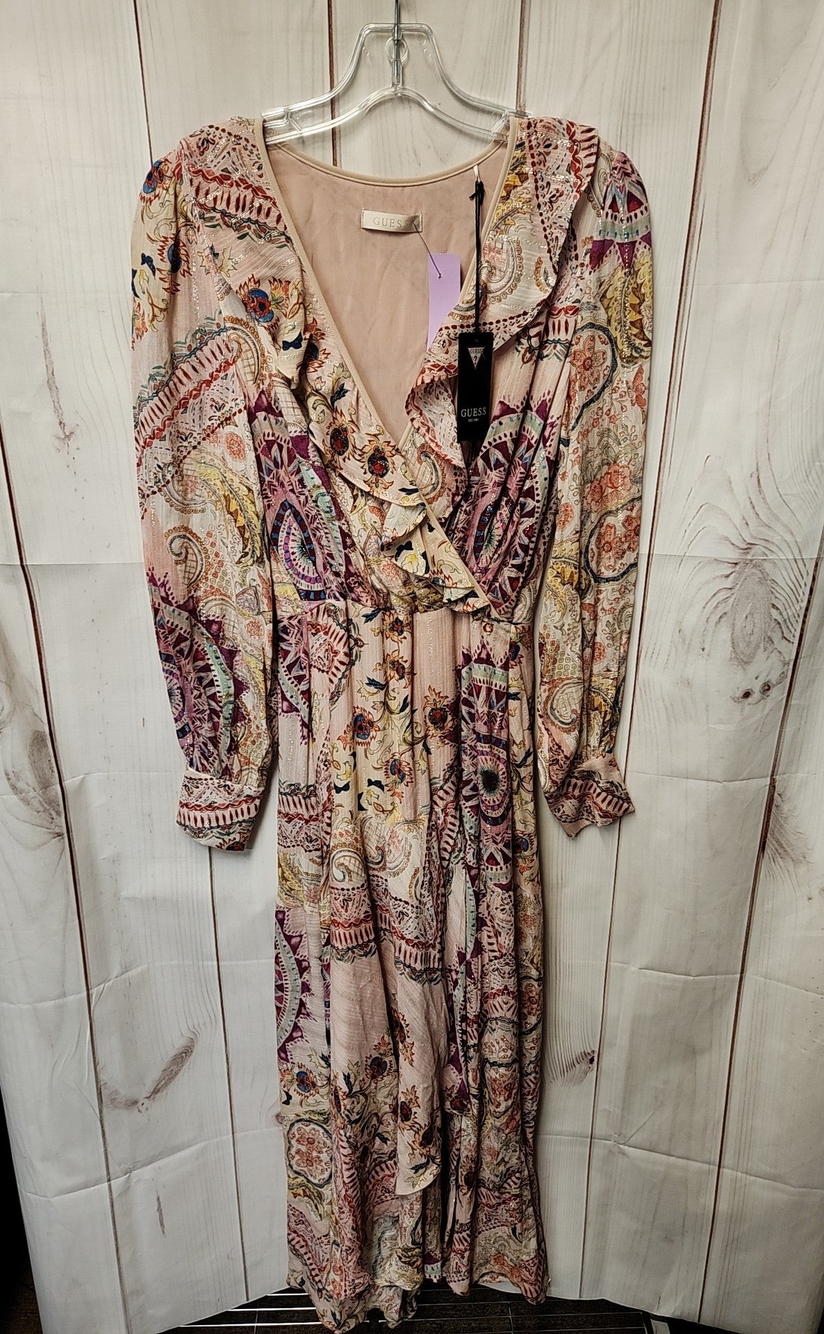 NWT Guess Women's Size S Pink Floral Dress