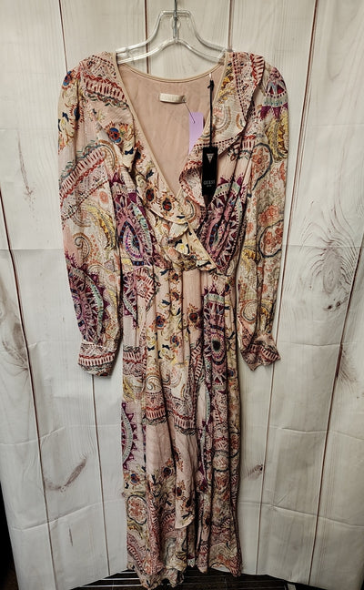 NWT Guess Women's Size S Pink Floral Dress