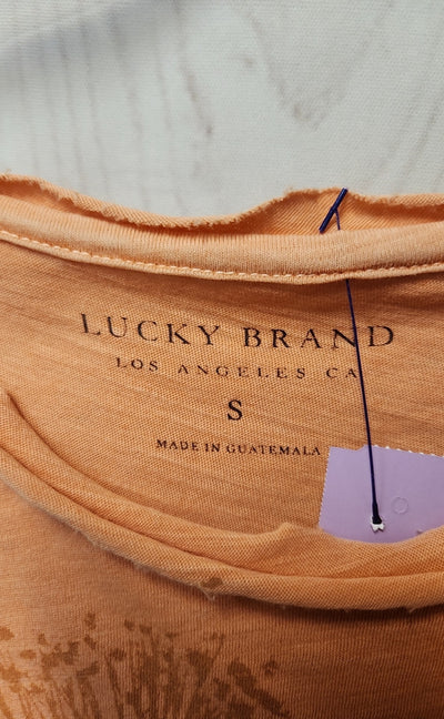 Lucky Brand Women's Size S Peach Sleeveless Top
