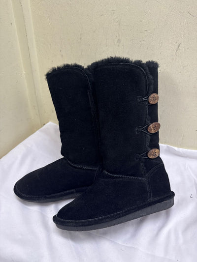 Bearpaw Women's Size 6 Black Boots Shoes