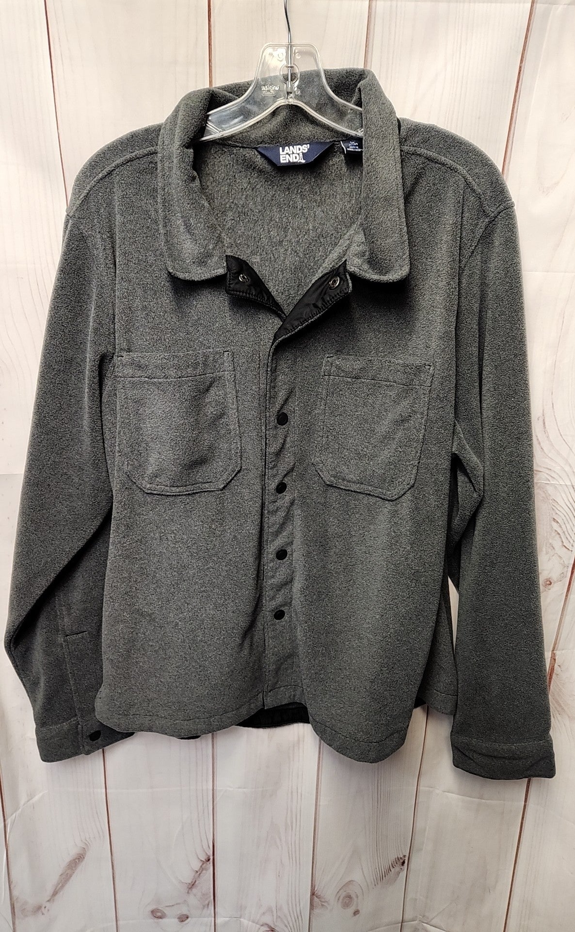 Lands End Men's Size L Gray Jacket
