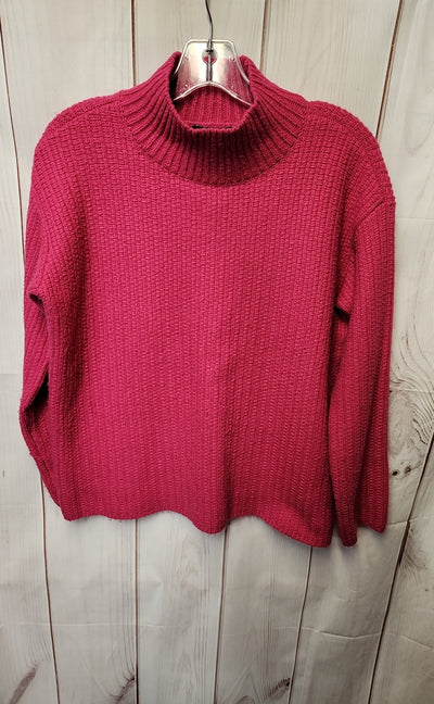 Ann Taylor Women's Size M Petite Pink Sweater