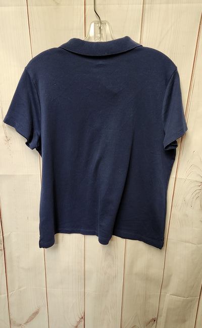 Lands End Boy's Size 18 Navy Shirt