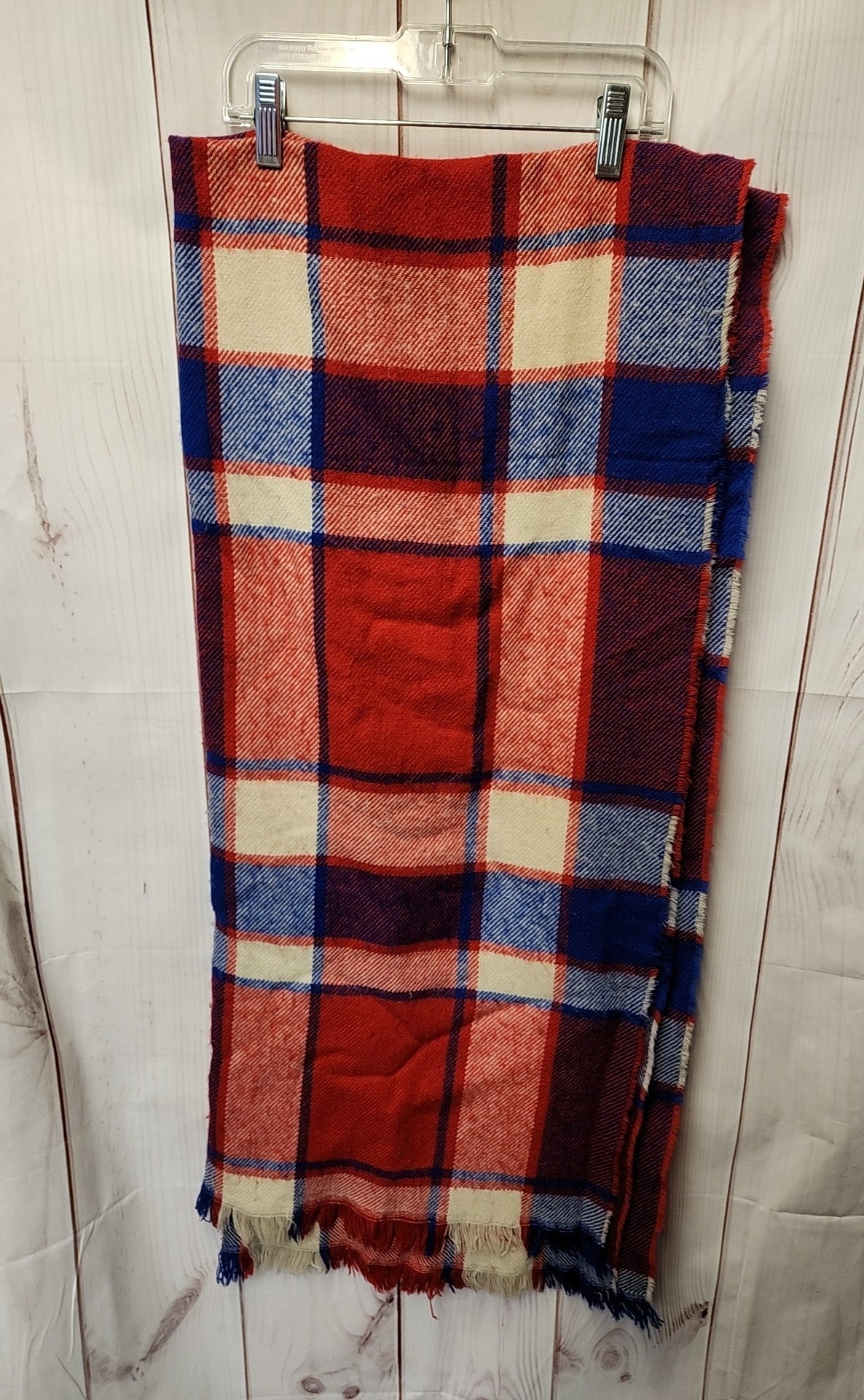 Red & Blue Winter Scarf
