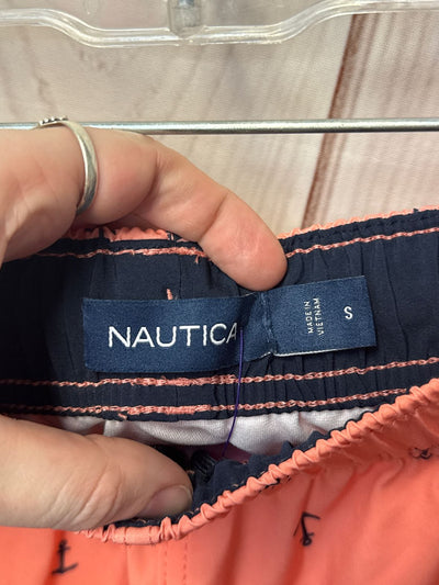 Nautica Men's Size S Peach Swim Trunks