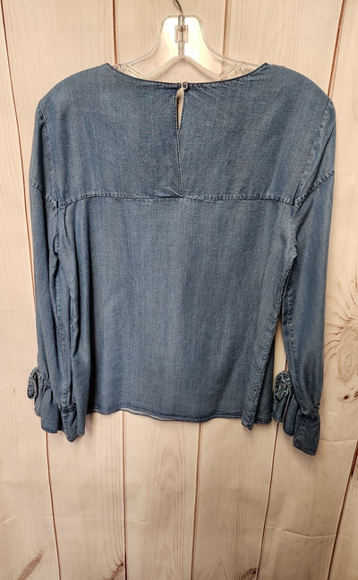 Banana Republic Women's Size XS Blue Long Sleeve Top