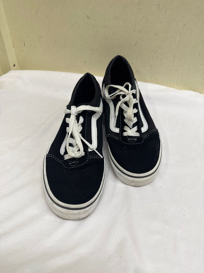 Vans Girl's Size 6 Black Sneakers