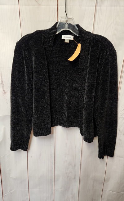 Calvin Klein Women's Size L Black Cardigan