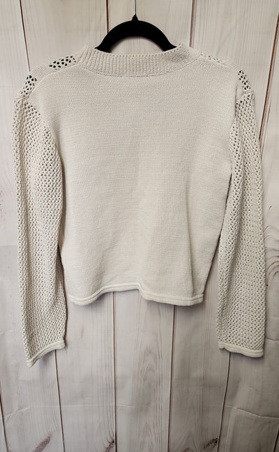 Zara Women's Size L White Sweater