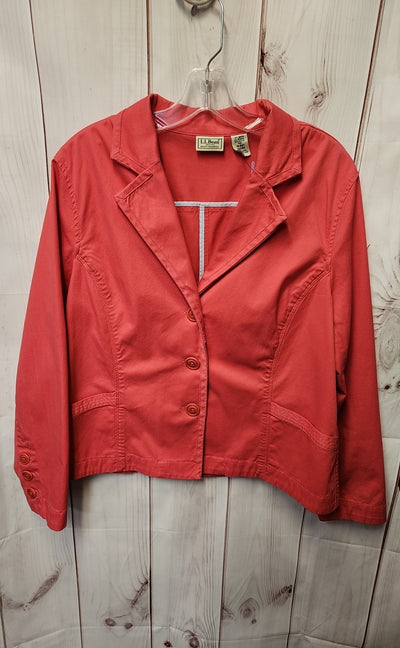 LL Bean Women's Size 16 Petite Pink Jacket