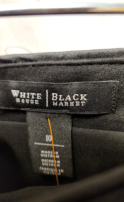 White House Black Market Women's Size 10 Black Skirt