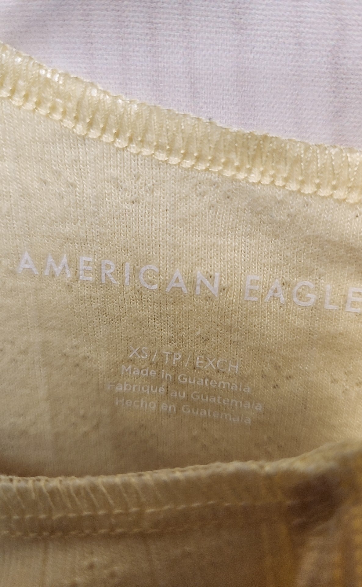American Eagle Women's Size XS Yellow Sleeveless Top