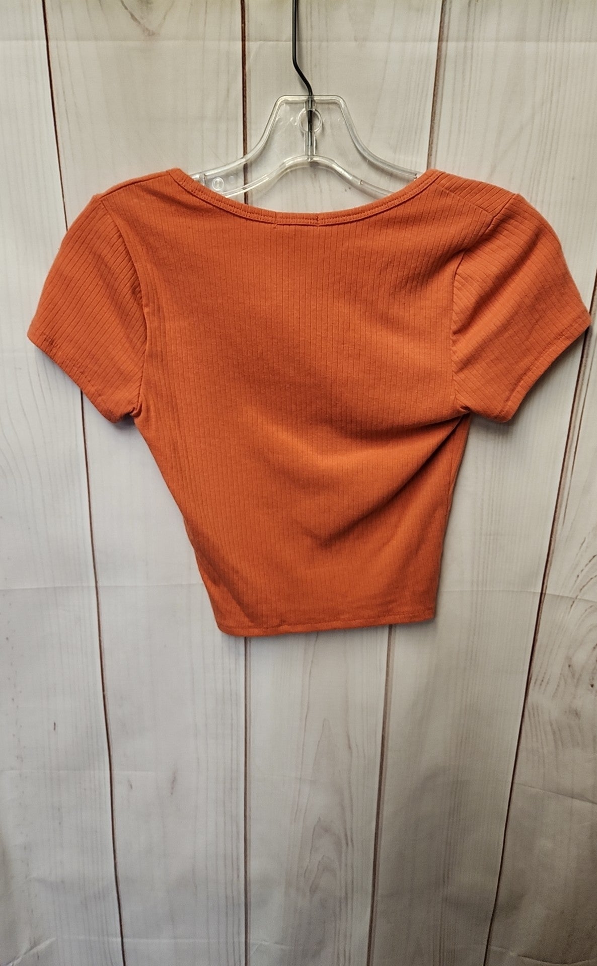 Bozzolo Women's Size S Orange Short Sleeve Top