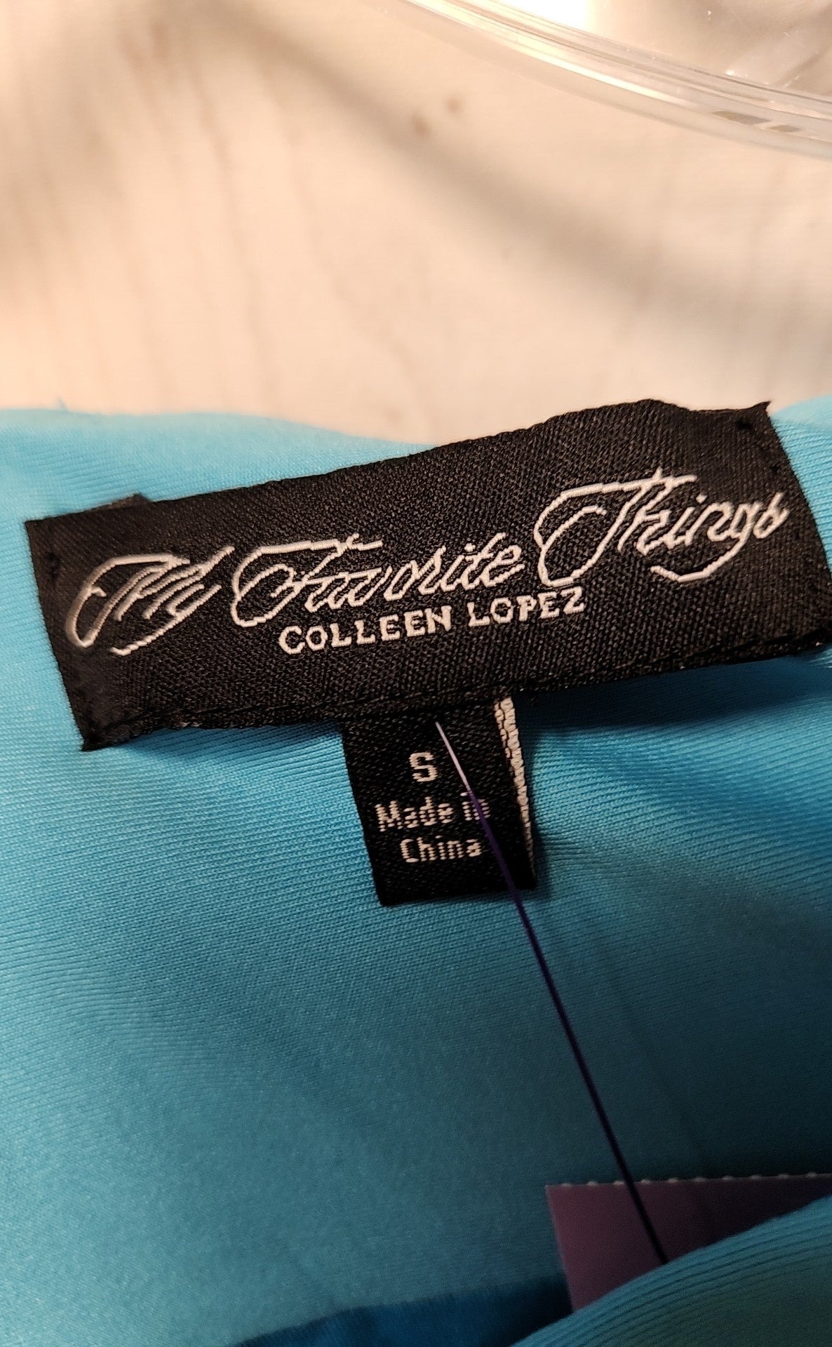 NWT My Favorite Things Colleen Lopez Women's Size S Blue Dress