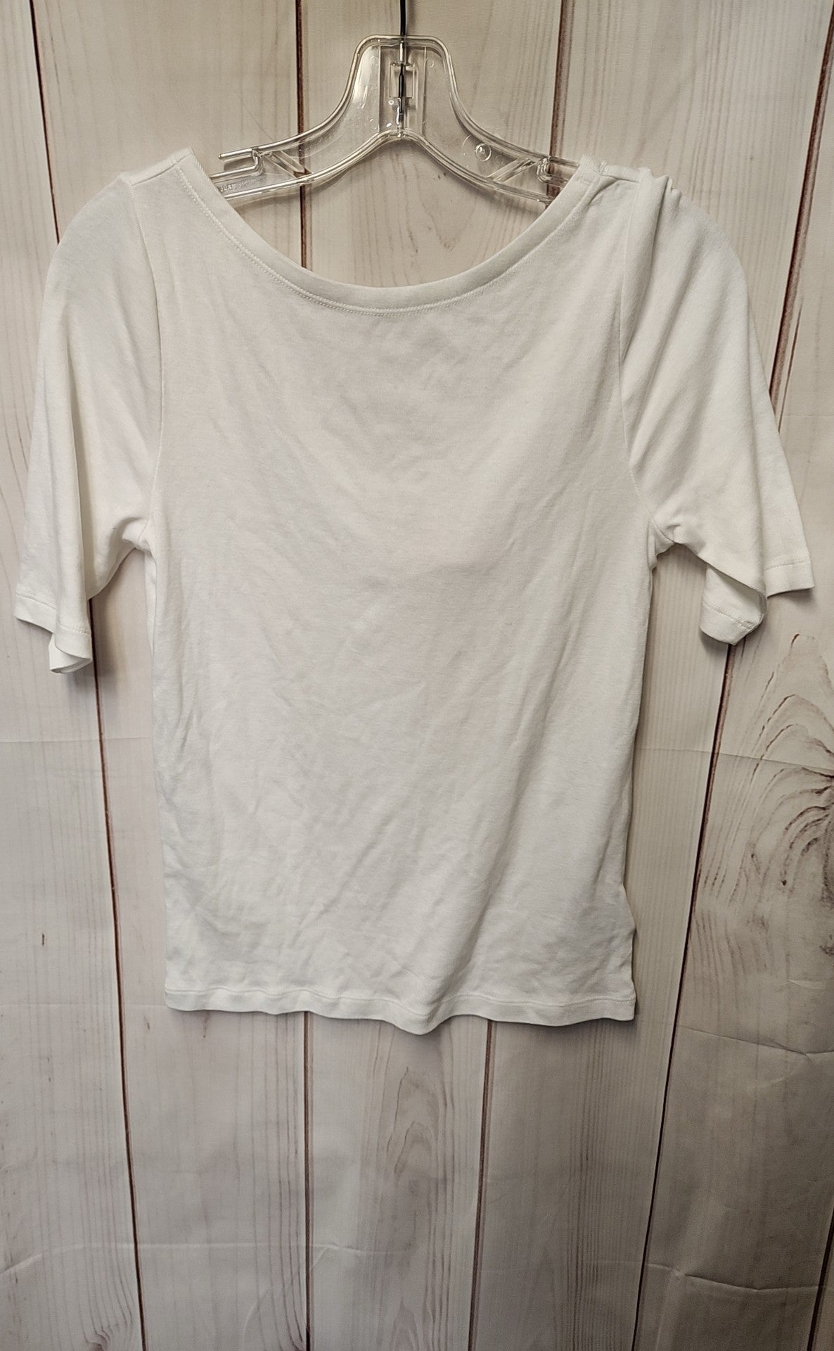 Gap Women's Size M White Short Sleeve Top