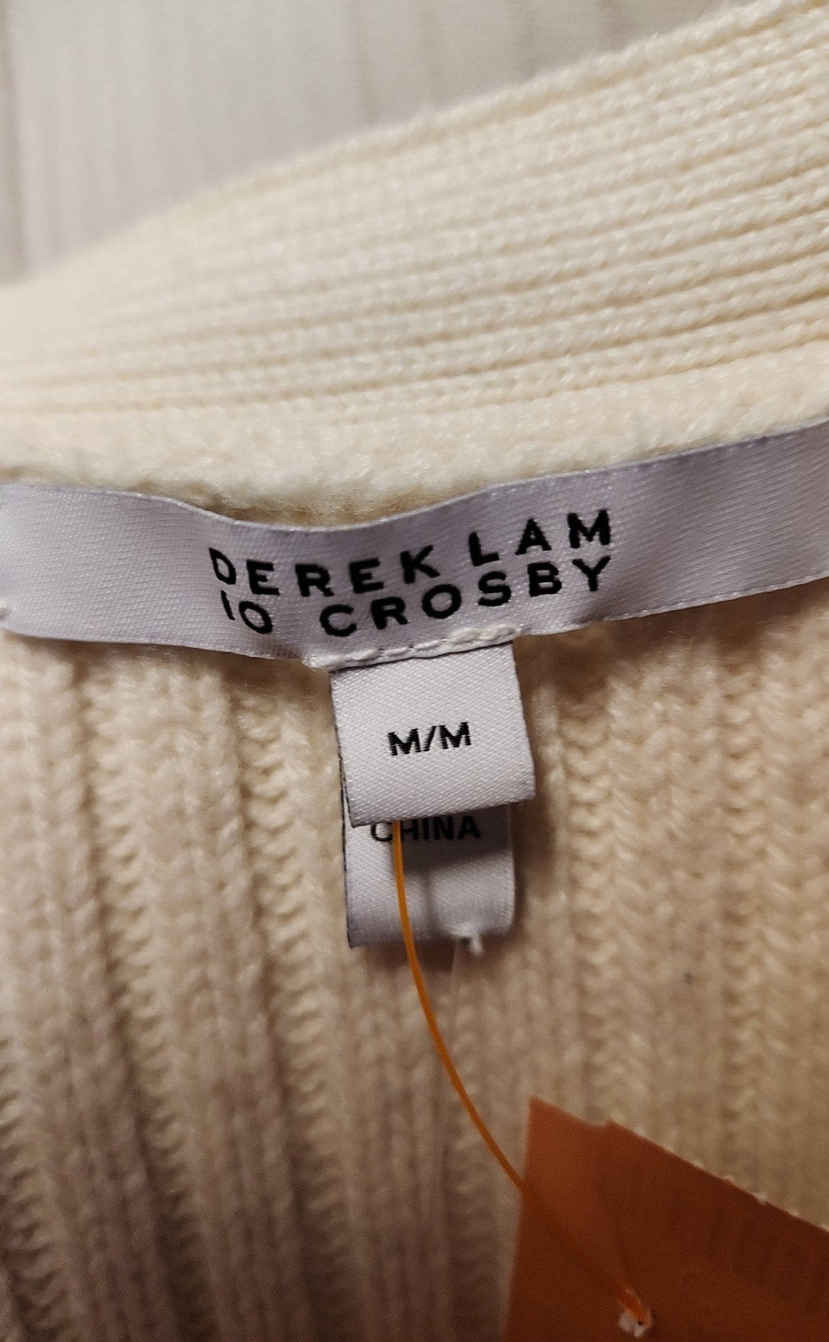 Derek Lam 10 Crosby Women's Size M White Sweater
