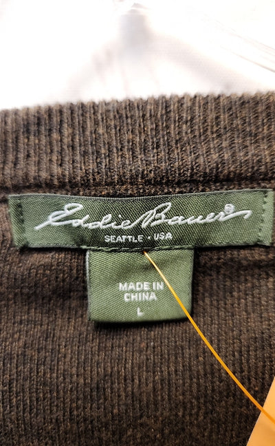 Eddie Bauer Women's Size L Brown Cardigan